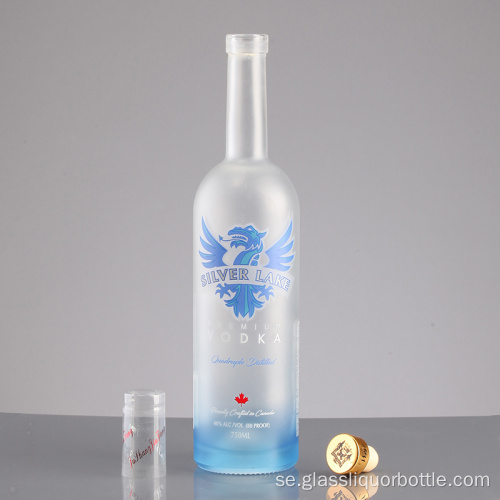 Custom Clear Whisky Glass Bottle